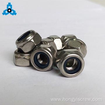 Stainless Steel Lock Nuts m4 with Nylon Insert